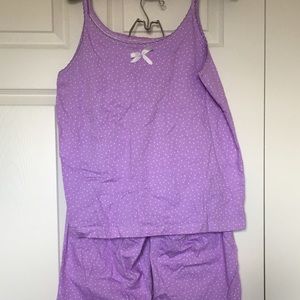 Pajamas 2 piece purple